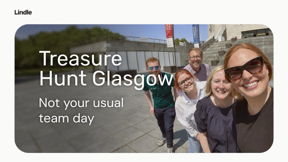 Treasure Hunt Glasgow - not your usual team day